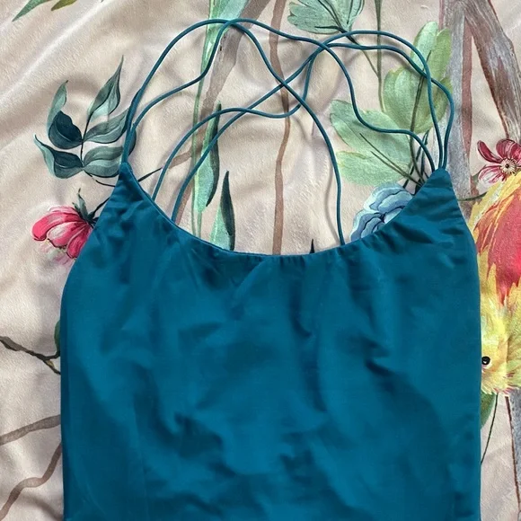 Teal Le Lis Bodysuit - Picture 2 of 7